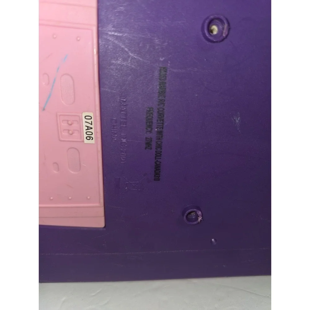 2001‎ Mattel Barbie Remote Control Pink Corvette Remote-controlled toy car
